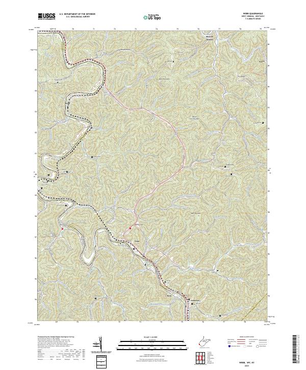 USGS Topographic Map – Webb