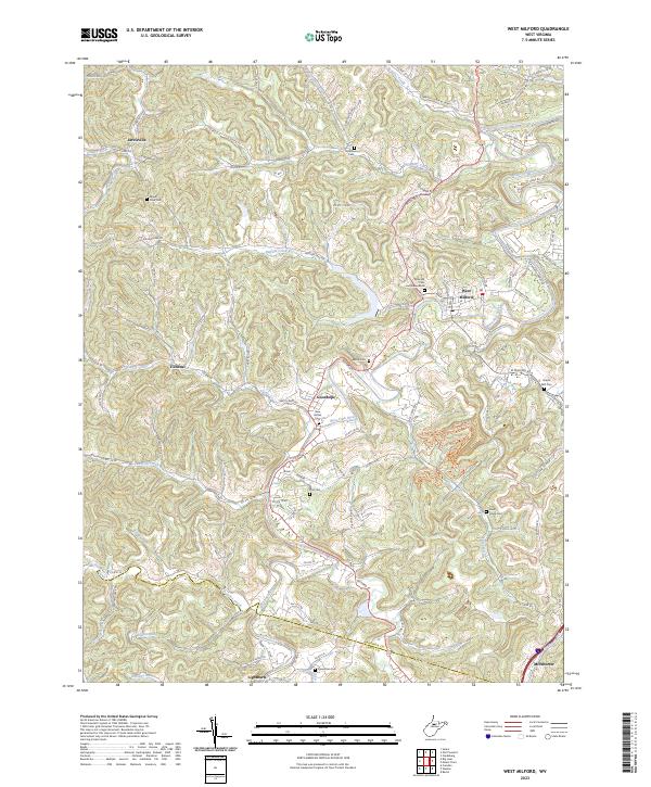 USGS Topographic Map – West Milford