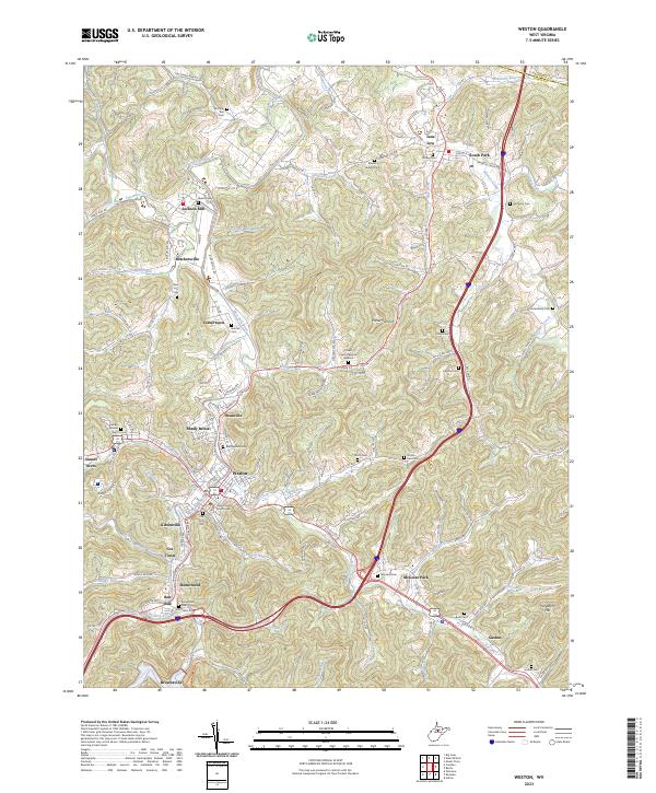 USGS Topographic Map – Weston