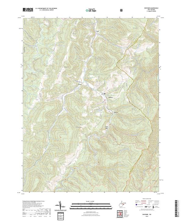 USGS Topographic Map – Whitmer
