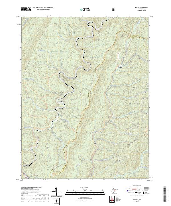 USGS Topographic Map – Wildell