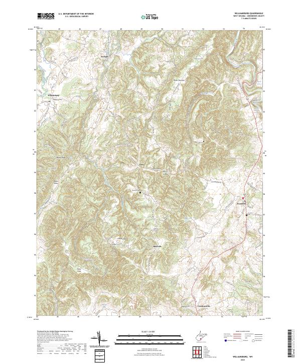 USGS Topographic Map – Williamsburg