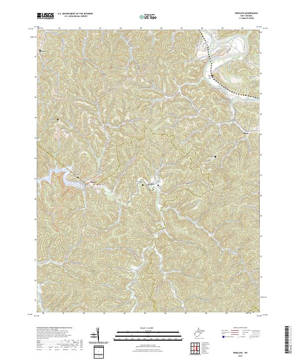 USGS Topographic Map – Winslow
