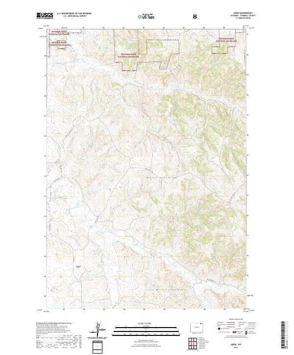 USGS Topographic Map – Adon