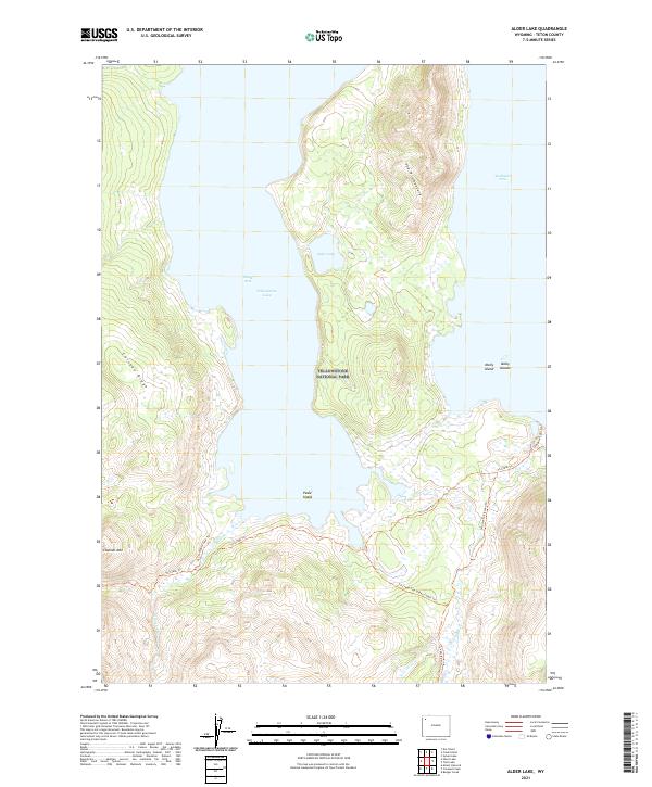 USGS Topographic Map – Alder Lake