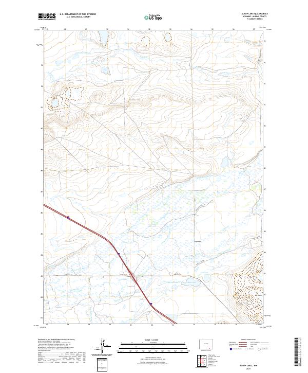 USGS Topographic Map – Alsop Lake