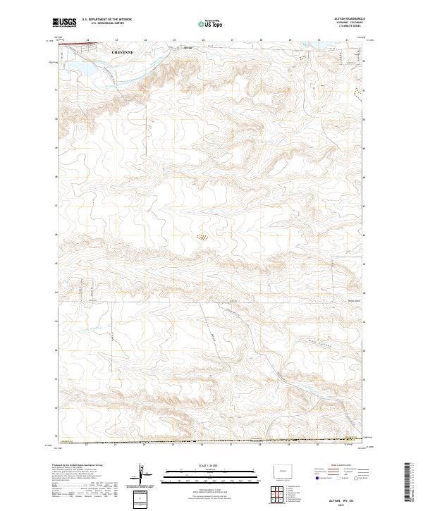 USGS Topographic Map – Altvan
