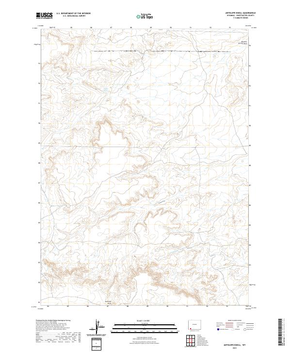 USGS Topographic Map – Antelope Knoll