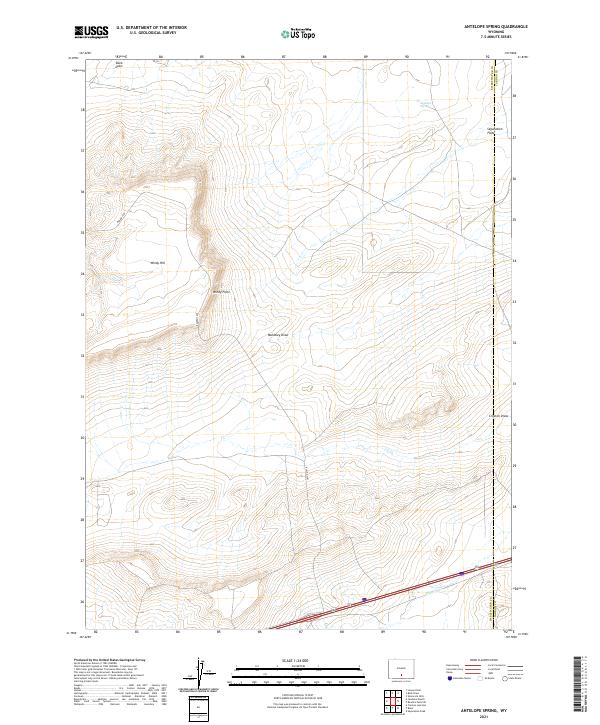 USGS Topographic Map – Antelope Spring