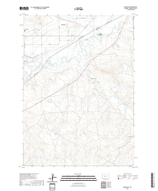 USGS Topographic Map – Arapahoe