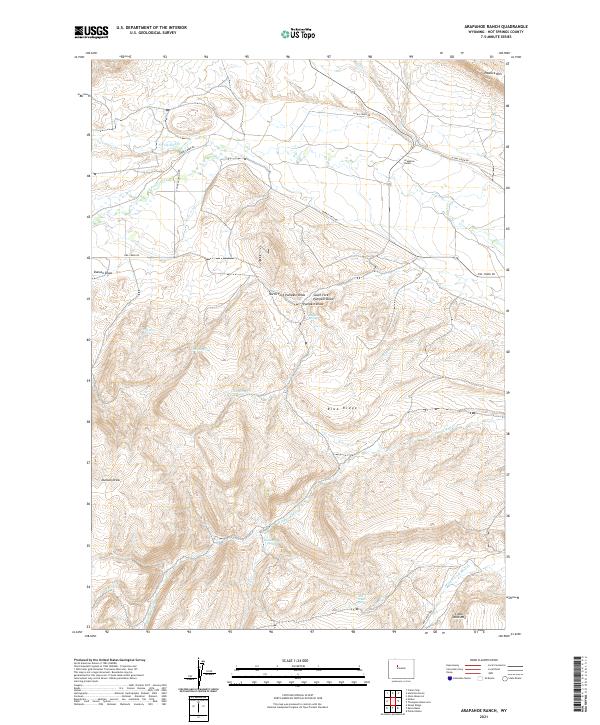 USGS Topographic Map – Arapahoe Ranch