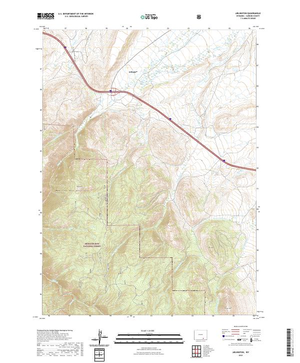 USGS Topographic Map – Arlington
