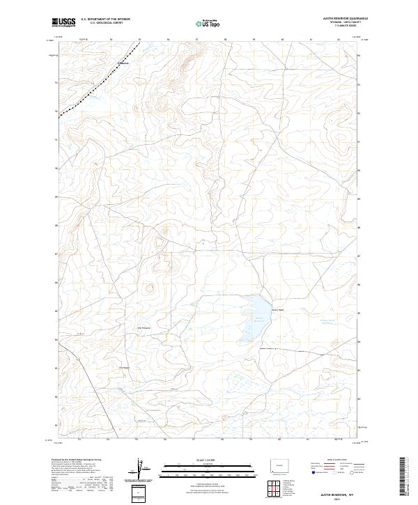 USGS Topographic Map – Austin Reservoir