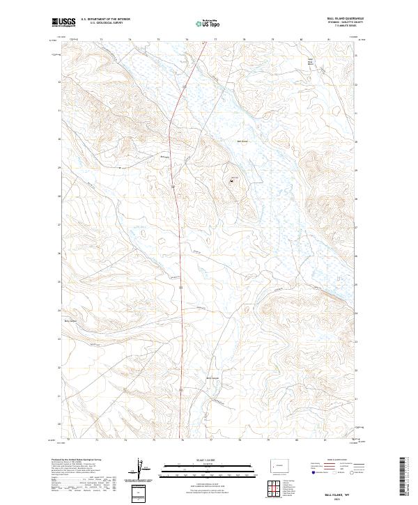 USGS Topographic Map – Ball Island