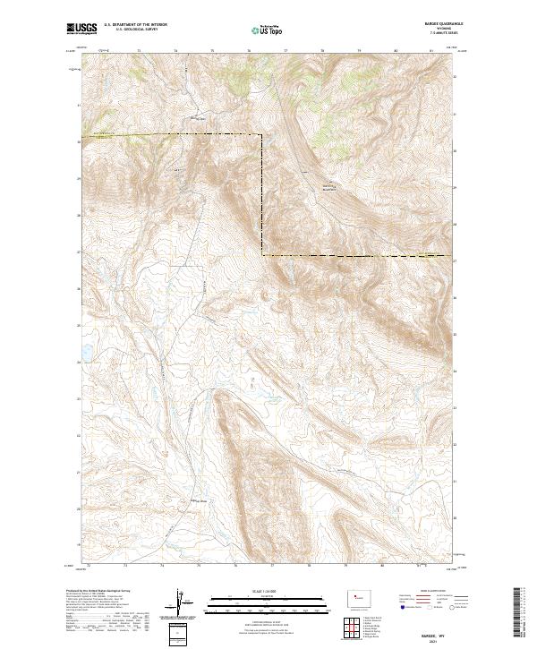 USGS Topographic Map – Bargee