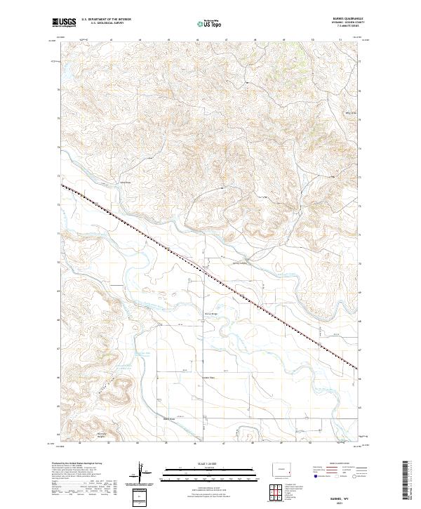 USGS Topographic Map – Barnes