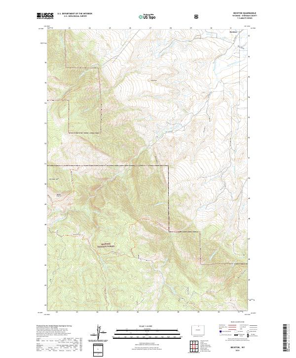 USGS Topographic Map – Beckton