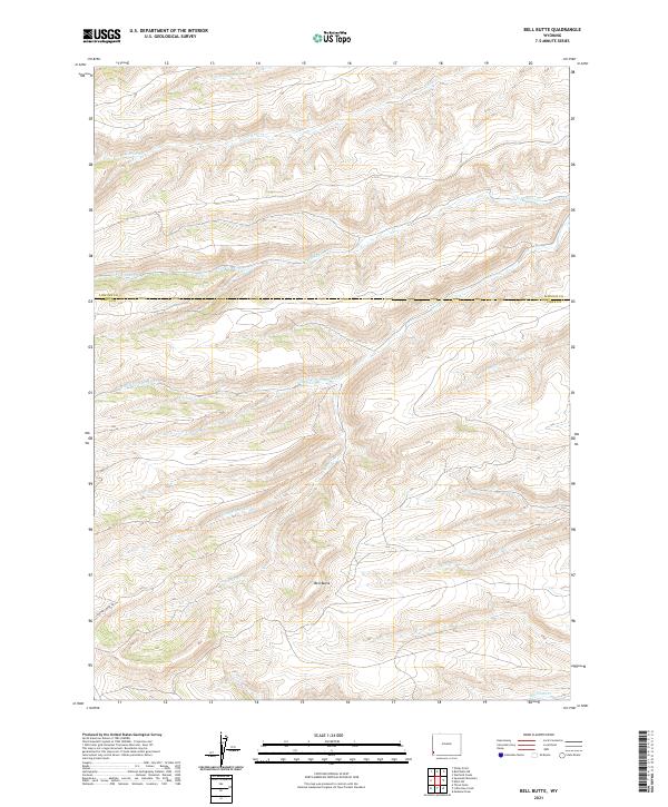 USGS Topographic Map – Bell Butte