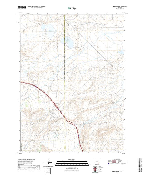 USGS Topographic Map – Bengough Hill