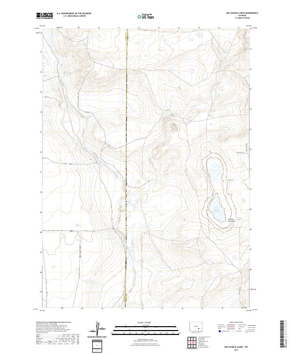 USGS Topographic Map – Big Charlie Lakes