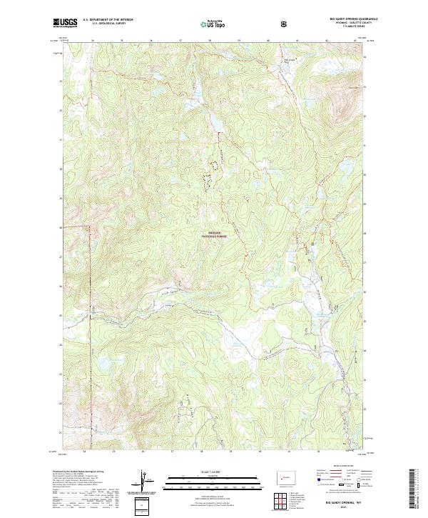 USGS Topographic Map – Big Sandy Opening