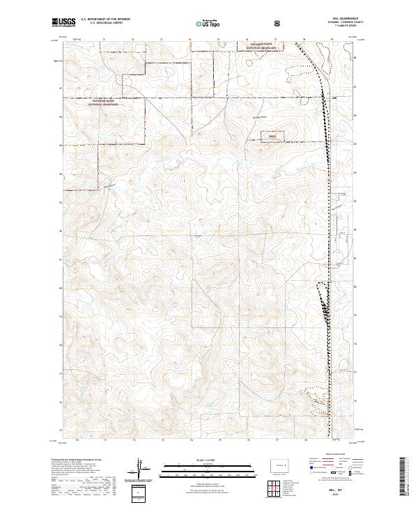 USGS Topographic Map – Bill