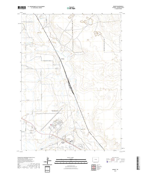 USGS Topographic Map – Bishop