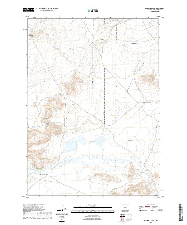 USGS Topographic Map – Black Rock Gap
