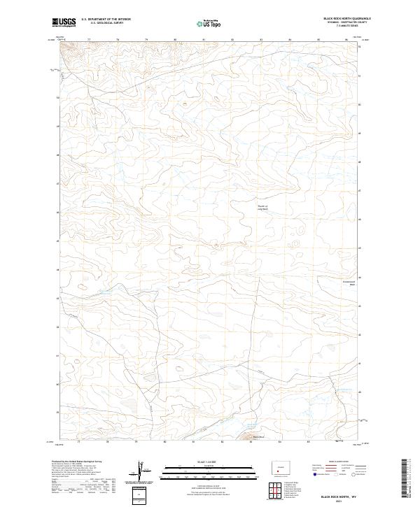 USGS Topographic Map – Black Rock North