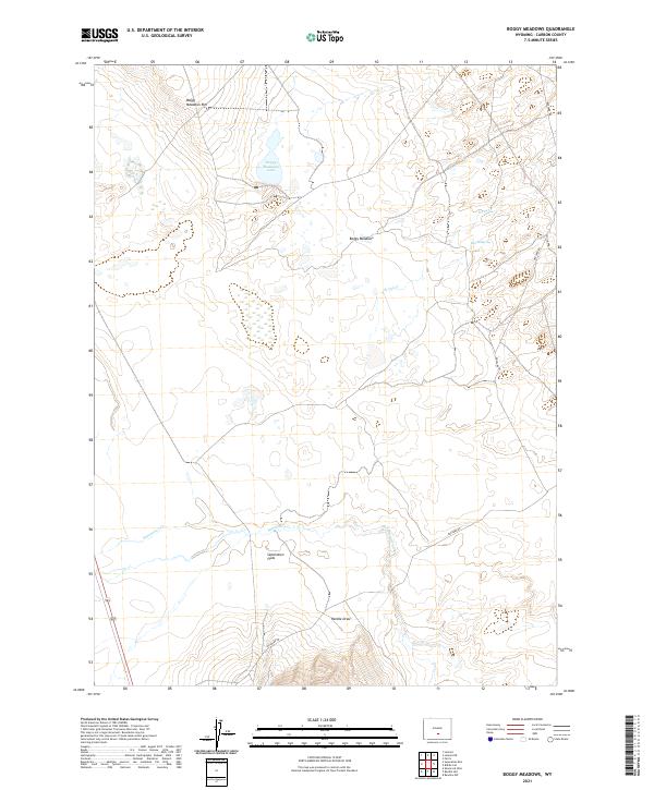 USGS Topographic Map – Boggy Meadows