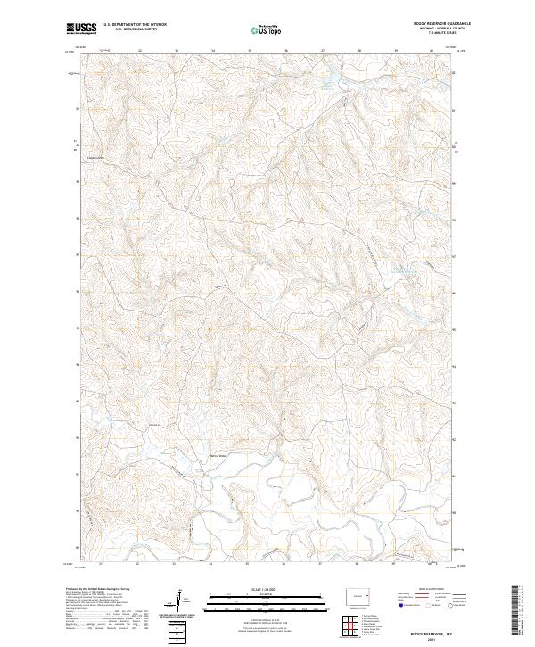 USGS Topographic Map – Boggy Reservoir