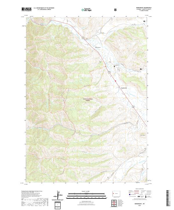 USGS Topographic Map – Bondurant
