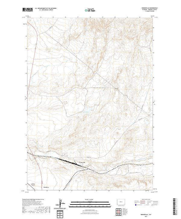 USGS Topographic Map – Bonneville
