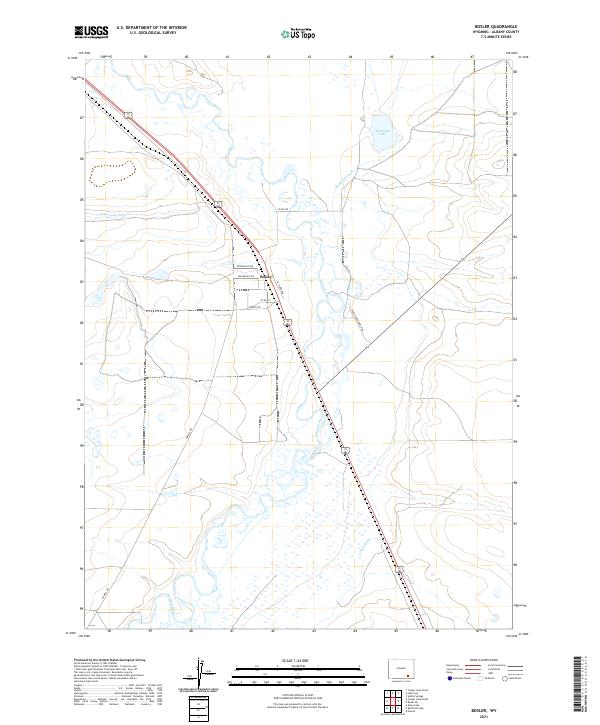 USGS Topographic Map – Bosler