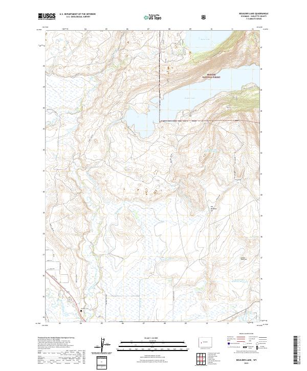 USGS Topographic Map – Boulder Lake