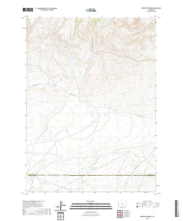 USGS Topographic Map – Brenton Springs
