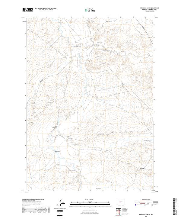 USGS Topographic Map – Bringolf Ranch
