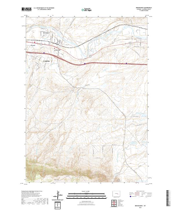 USGS Topographic Map – Brookhurst