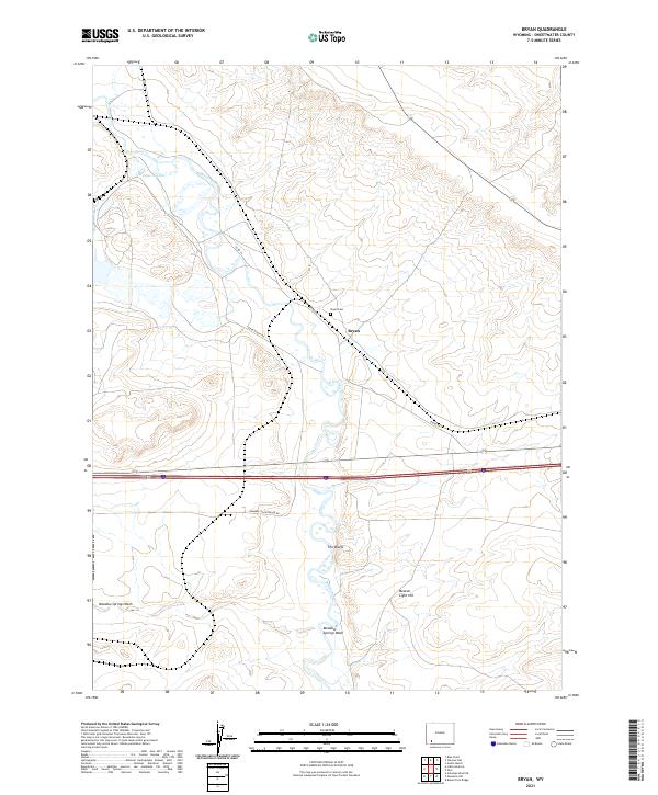 USGS Topographic Map – Bryan