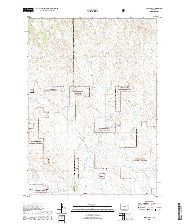 USGS Topographic Map – Buck Creek