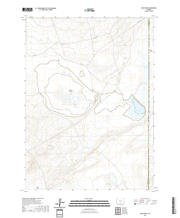 USGS Topographic Map – Buck Draw