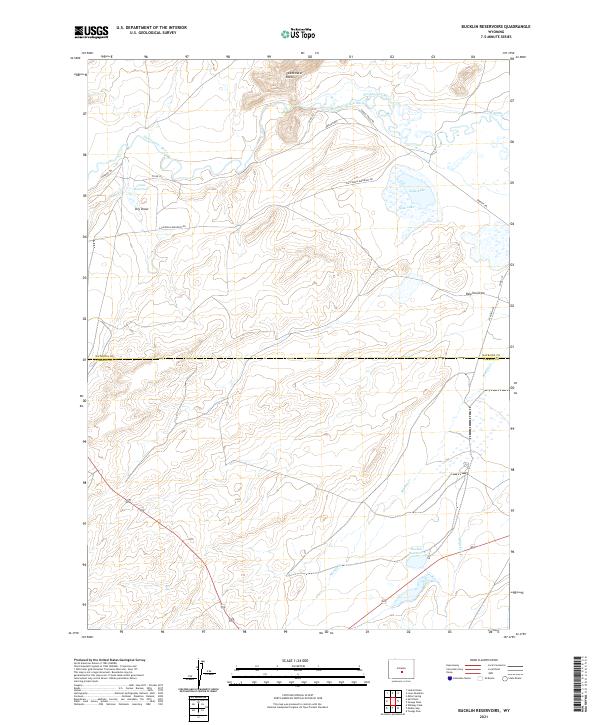 USGS Topographic Map – Bucklin Reservoirs