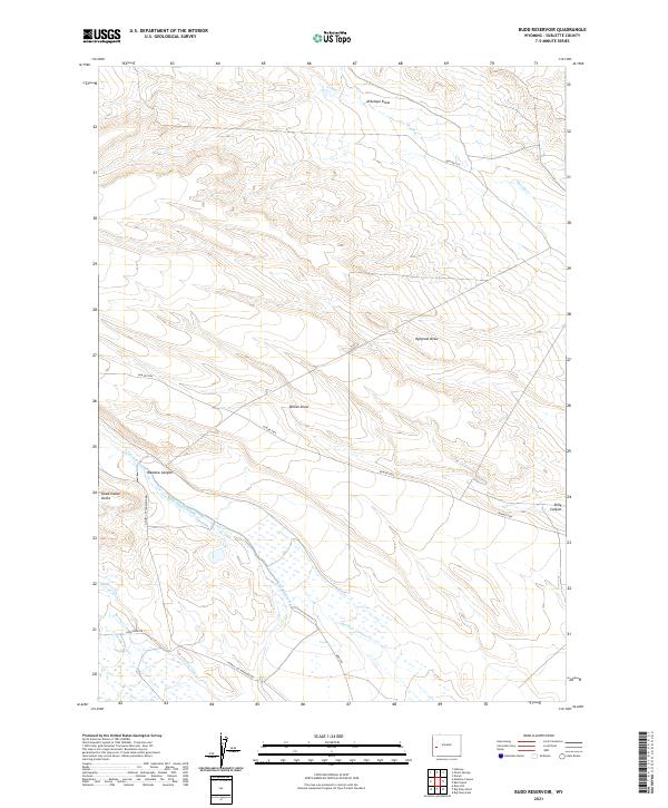USGS Topographic Map – Budd Reservoir