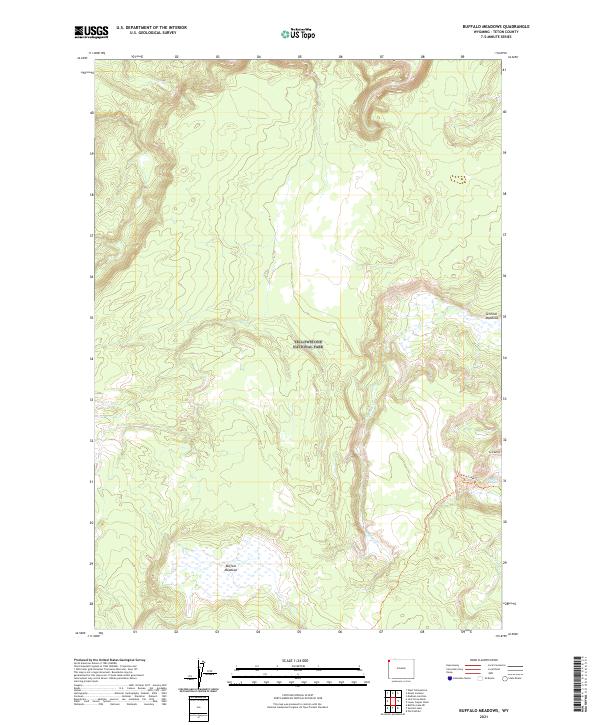 USGS Topographic Map – Buffalo Meadows