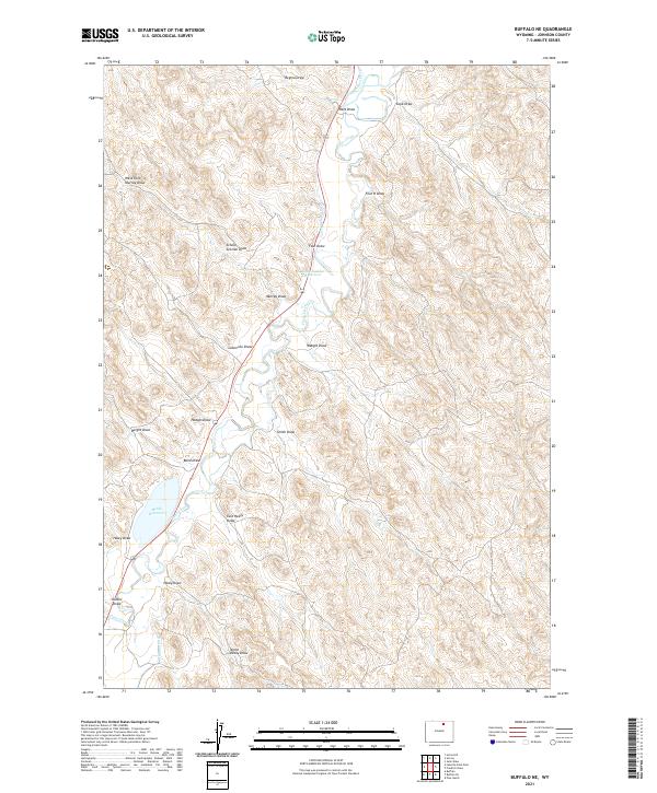 USGS Topographic Map – Buffalo NE
