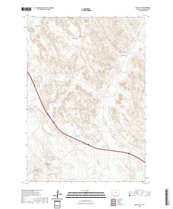 USGS Topographic Map – Buffalo SE