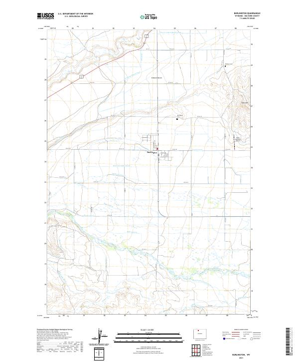 USGS Topographic Map – Burlington