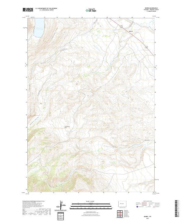 USGS Topographic Map – Burris