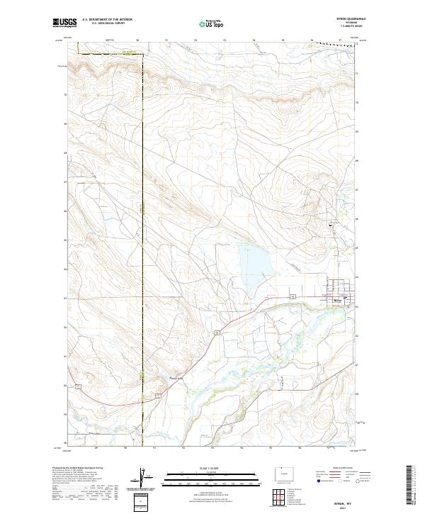 USGS Topographic Map – Byron