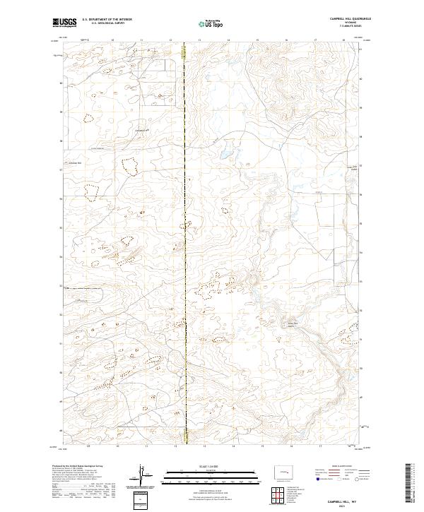 USGS Topographic Map – Campbell Hill